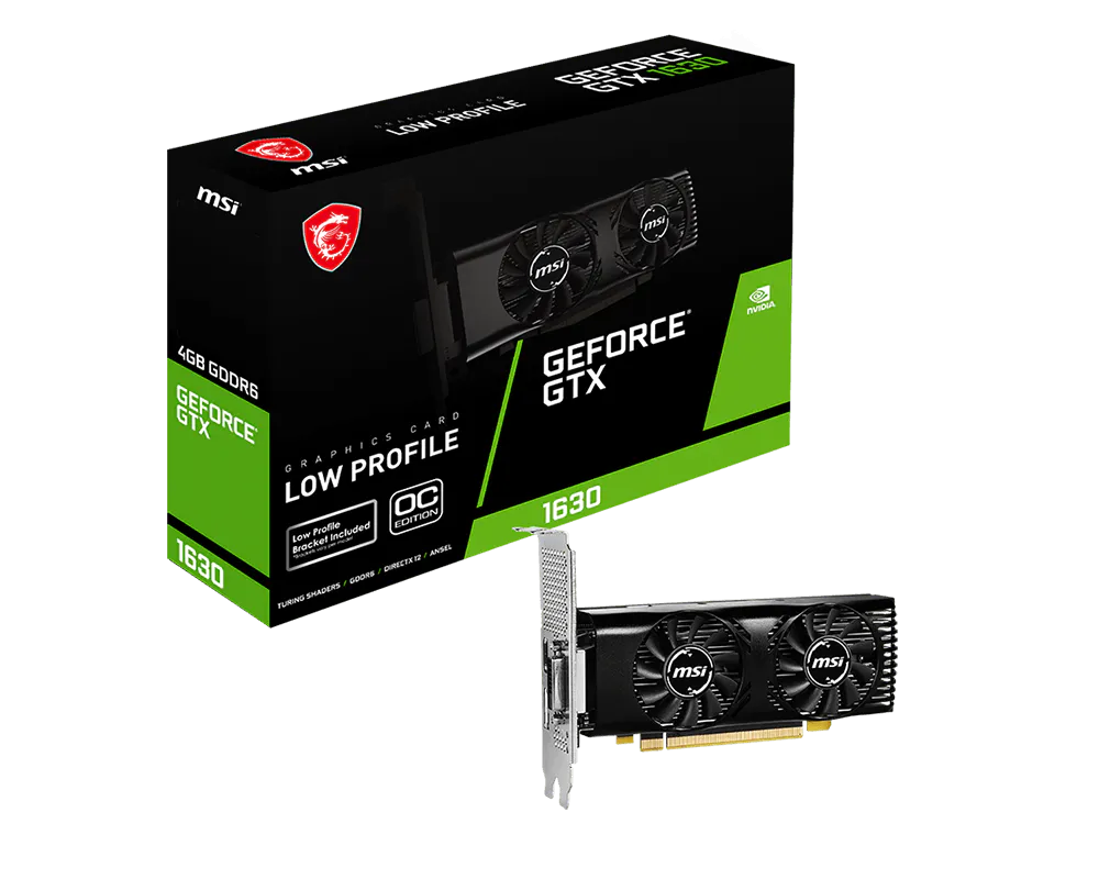 MSI GeForce® GTX 1630 4GT LP OC